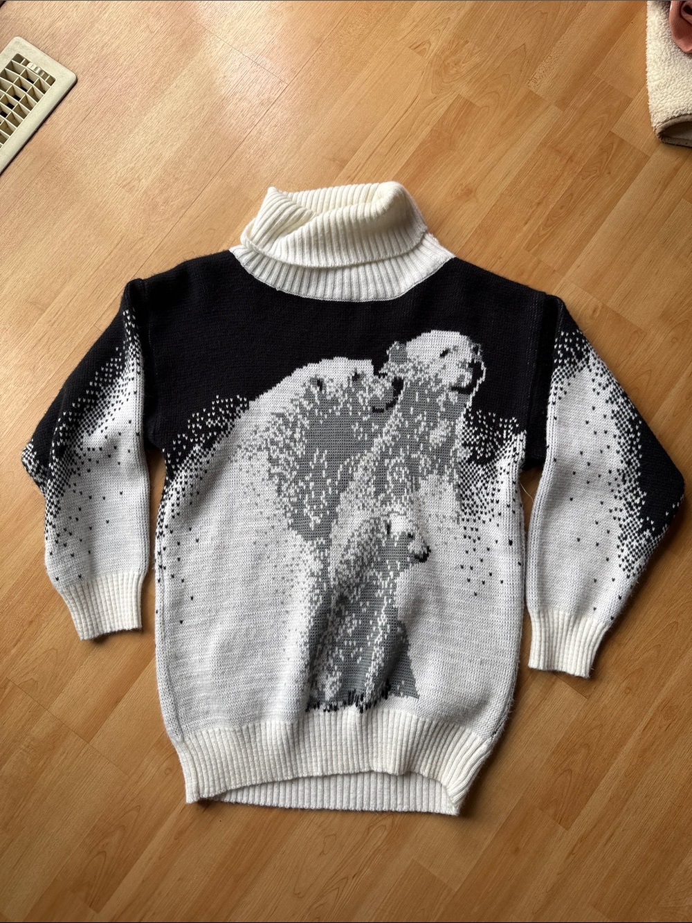 Women's Woodward’s Polar Bear Turtleneck Sweater